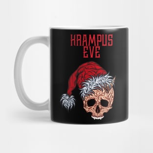 Krampus Eve Skull Skull Christmas Hat Mug